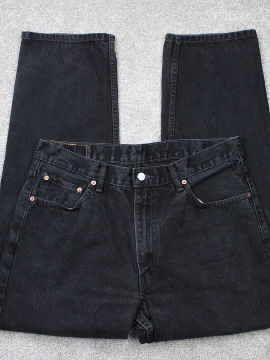 Levi's Other - Levi's 550 Jeans Mens 36x32 Black Relaxed Fit 100% Cotton 5-Pocket Denim Y2K